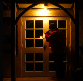 Security Lighting after dark