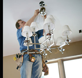 Installing a new pendant ceiling light